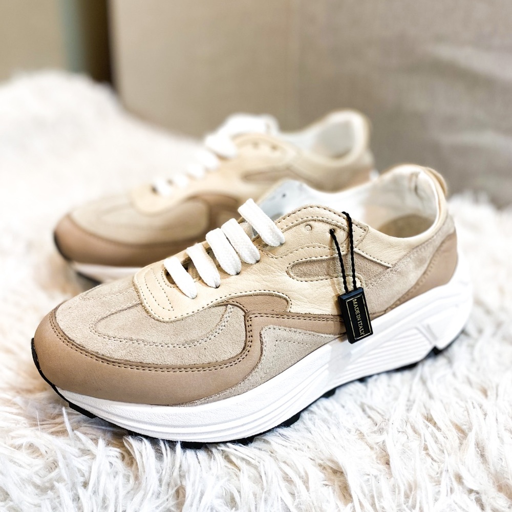 nwt Boemos genuine leather / suede trainers 36 / 6
